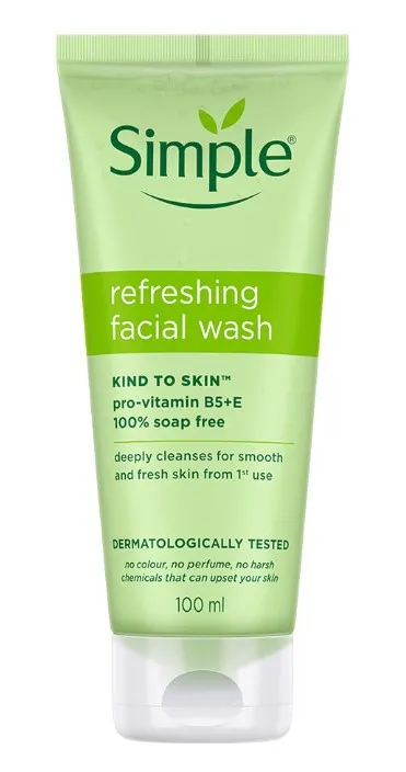 Simple Kind to Skin Refreshing Facial Wash (100ml)